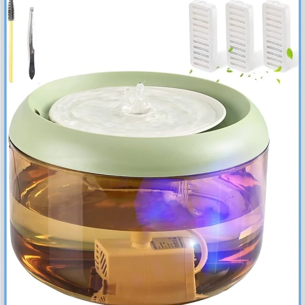 Marchul 85 oz/2.5 L Pet Water Fountain, Cat Water Fountains